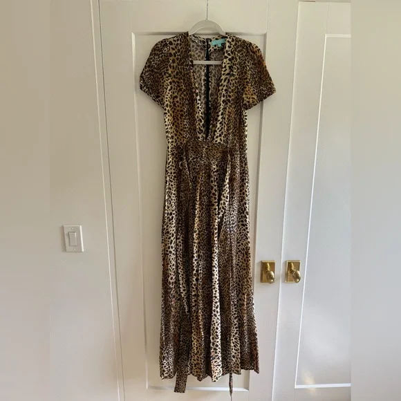 Leopard Print Maxi Dress - Picture 3 of 5